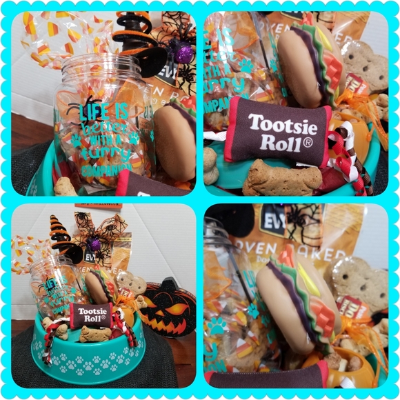 Other - Dog Dish & Treat Container Halloween Gift for pups